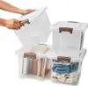 EZOWARE 16.1L Aufbewahrungsboxen transparenter Organizer Produktbild-Vorschau 5