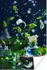 MuchoWow® Poster Tropfen - Rosen - Blumen 40x60 cm - Produktbild-Vorschau 1