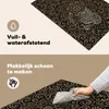 KitchenYeah© Herdabdeckplatte Goldenes Muster auf schwarzem Produktbild-Vorschau 2