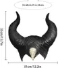 Halloween Kostüm Damen Königin Hörner Helm Cosplay Produktbild-Vorschau 3