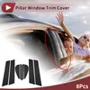8 Pièces Garniture De Fenêtre De Pilier Porte Voiture Avant Voir les images du produit 1