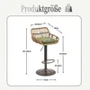 Tabourets de bar en rotin pivotants à 360 degrés et Voir les images du produit 5