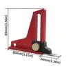 A red woodworking depth gauge with measurement markings. Náhled obrázku produktu