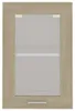 vidaXL Závesná vitrína Lyon Sonoma dub 40x31x60 cm materiál Náhľad obrázku produktu 7