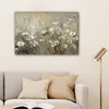 MuchoWow® - Leinwandbilder - Blumen - Weiß - Natur - Grau - Produktbild-Vorschau 6