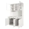 Merax Buffetschrank Hochschrank mit Glastüren und Produktbild-Vorschau 10