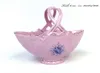 Košík na sladkosti 18 cm, ružový porcelán, kvety, Leander Náhľad obrázku produktu 2