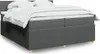 vidaXL Boxspringbett mit Matratze Dunkelgrau 200x200 cm Produktbild-Vorschau 2
