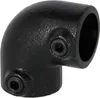 Rohrverbinder Kniestück schwarz 1" (33,7 mm), 90° AVERDE Produktbild-Vorschau 1