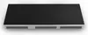 A top-down view of a black induction cooktop with a silver metallic trim and ventilation grille. Produktbild-Vorschau