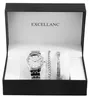 Excellanc Damen-Geschenkset mit Armbanduhr, Armband und Produktbild-Vorschau 2