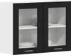 vidaXL Hängeschrank Lyon Schwarz Eichen-Optik 80 x 31 x 60 Produktbild-Vorschau 1