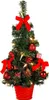 LED Weihnachtsbaum künstlicher Tannenbaum 45 cm, Farbe:Rot Produktbild-Vorschau 2