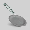 Kunststof borden - BPA-vrij (diameter 23 cm) - Grijs - Productafbeelding-voorbeeld 2