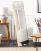 BELIANI Stojací zrcadlo zlaté hliníkový rám 50 x 156 cm Náhled obrázku produktu 2