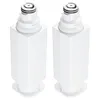 Two white water filters for a refrigerator. Anteprima dell’immagine prodotto