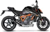 Czarny wsuwany układ wydechowy LeoVince LV-10 do KTM Podgląd zdjęcia produktu 1