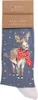 Wrendale Designs Herren Socken Weihnachts-Esel Produktbild-Vorschau 1