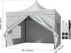 Faltbares Gartenhaus 3x3m – Luxus Partyzelt / Pavillon – Produktbild-Vorschau 2
