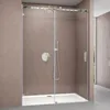 doporro Porte de Douche Transparent pour Niche 130cm Paroi Voir les images du produit 1