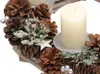 Adventskranz HWC-M15, Adventsgesteck Tischkranz Produktbild-Vorschau 2