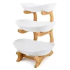 3 Etagen Etagere Obst Kuchen Snacks für Familie Party Produktbild-Vorschau 6