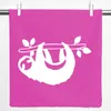 Huuraa Kissenbezug Faultier Silhouette 40x40cm Fuchsia Produktbild-Vorschau 1