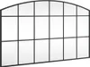 vidaXL Lustro ścienne czarne 100x60 cm Krzywe żelazko Podgląd zdjęcia produktu 1
