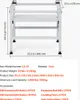 SucceBuy Waschmaschinen-Untergestell, 1230x635x625 mm Produktbild-Vorschau 7