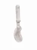 A white toilet brush with a liquid dispenser on a white background. Produktbild-Vorschau
