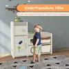 GOPLUS Kinder Spielzeugregal, Kinderregal mit magnetischem Produktbild-Vorschau 2