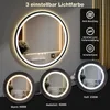 GIMBELEN Runder LED-Badspiegel 70 cm, 3 Lichtfarben, Produktbild-Vorschau 6