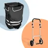 Carrello della spesa Relaxdays, 2 ruote grandi, scomparto Anteprima dell’immagine prodotto 5