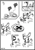 Diagrams showing the installation steps for a toilet seat. Produktbild-Vorschau
