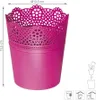 doniczka 13,5cm LACE DLAC140-235C fuksja plastik Podgląd zdjęcia produktu 3