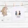 Mr. & Mrs. Panda Babyshirt Pinguin Pärchen 6. - 12. Monat - Produktbild-Vorschau 2