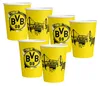 Amscan 9908527 - BVB Dortmund - Pappbecher (6 Stück, 500ml) Produktbild-Vorschau 1
