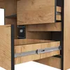 Bureau d'angle B20 CLP droit en chêne Craft 155 cm avec Voir les images du produit 4