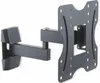 A black metal TV wall mount is shown against a white background. Produktbild-Vorschau