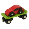 Bigjigs Rail Wagon s vagónom + 2 koľajnice Náhľad obrázku produktu 2