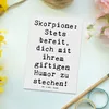 Mr. & Mrs. Panda Postkarte Spruch Skorpion Humor - Weiß - Produktbild-Vorschau 2