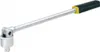 A silver and black ratchet wrench with a yellow accent, shown against a white background. Anteprima dell’immagine prodotto