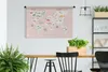MuchoWow® Wandteppich Wandbehang Weltkarte - Kinder - Produktbild-Vorschau 2