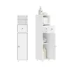 SoBuy meuble rangement WC avec tiroir Blanc Moderne Voir les images du produit 1