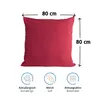 Komfortec 100% Baumwolle Kissenbezüge 2er Set 80x80 cm, Produktbild-Vorschau 3