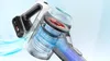 Close-up marketing image of a cordless vacuum cleaner, showing internal components and airflow. Produktbild-Vorschau