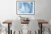 MuchoWow® Gerahmtes Poster Blau - Acrylfarbe - Gestaltung Produktbild-Vorschau 3