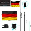KESSER® Teleskop Fahnenmast Aluminium 6,30m Bodenhülse 60cm Produktbild-Vorschau 8