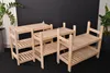 Holzregal Standregal Modulares Regal Stapelbar Kellerregal Produktbild-Vorschau 3