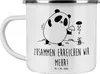 Mr. & Mrs. Panda Pott Im Team zusammenarbeiten - Weiß - Produktbild-Vorschau 1